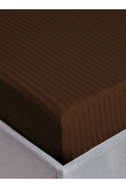 MAXQON ® Deep Fitted Bed Sheet with Pillow Covers, Color Brown