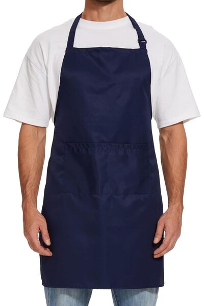 Will Well Chef Apron for Men and Women - 33" x 27" Large with 38" Waist Ties ...