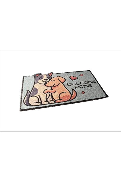La Home Concept Anti Slip Silk Circle Door Mat 75 * 45 CM