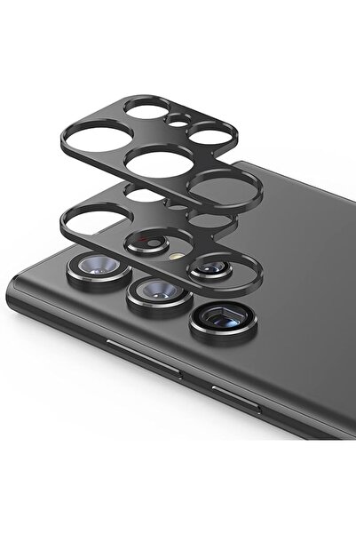 GENERAL 2 in 1 Material Metal Frame and Tempered Glass 360 Degree Camera Prot...