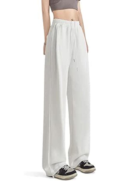 GENERAL Womens Wide Leg Sweatpants Casual Loose Yoga Pants Comfy Lounge Jogge...