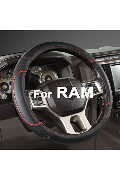 GIANT PANDA Jihnt Panda Car Steering Wheel Cover, Red