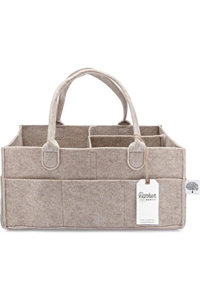 Parker Baby Co. Diaper Caddy - Nursery Storage Bin and Car Organizer for Diap...