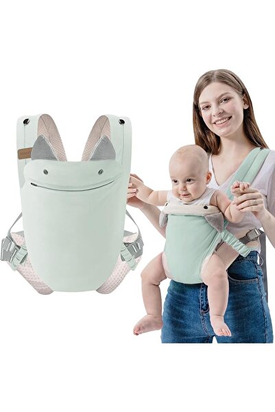 SERAPHY BABY حمالة أطفال مع جيب، 4 في 1، سهلة الارتداء، مريحة للظهر، قابلة لل...