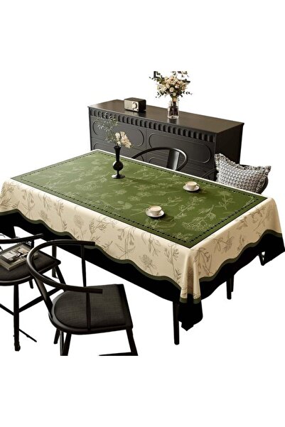 Generic Brand Tablecloth - Rectangular PVC tablecloth - Waterproof and stain-...