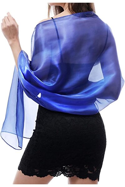 GENERAL Ladiery Silk Scarves and Wraps for Evening Dresses Women Sheer Soft B...