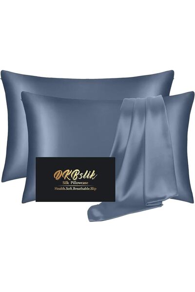 GENERAL Silk Pillowcase for Hair and Skin, Mulberry Silk Pillow Cases Queen S...