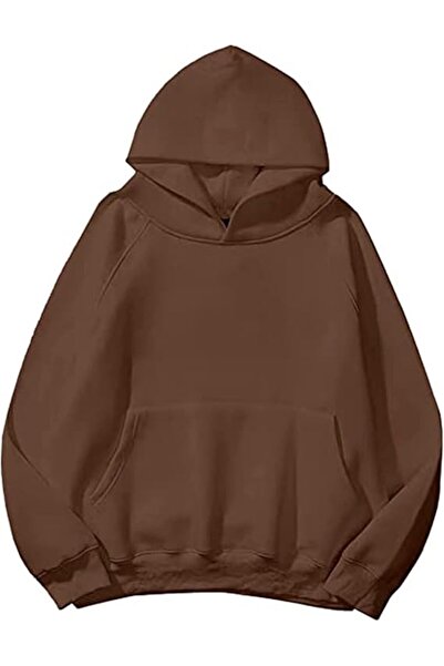 GENERAL SAFRISIOR Oversized Hoodies for Women and Men Couples Fleece Basic So...