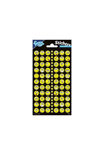MC Micostore Abtibilduri Crazy Yellow Faces Twinkle, Totum