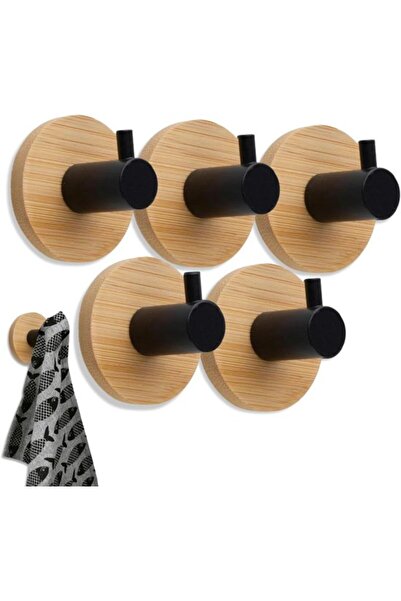 STARSTAR Self-adhesive wall hooks - 5-piece set for kitchens and bathrooms - ...