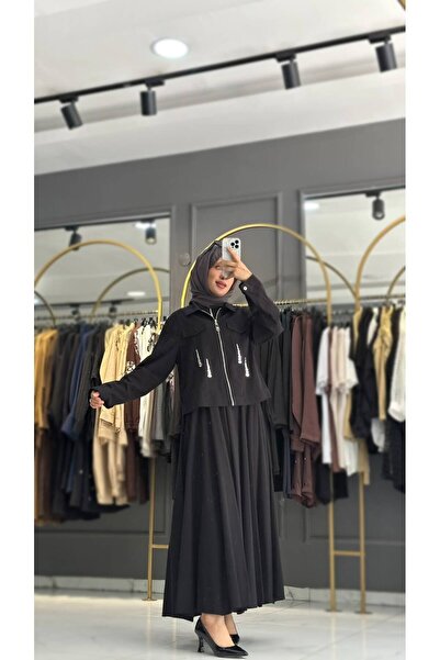 Missemramiss MİNELLA KETEN CEKET ELBİSE