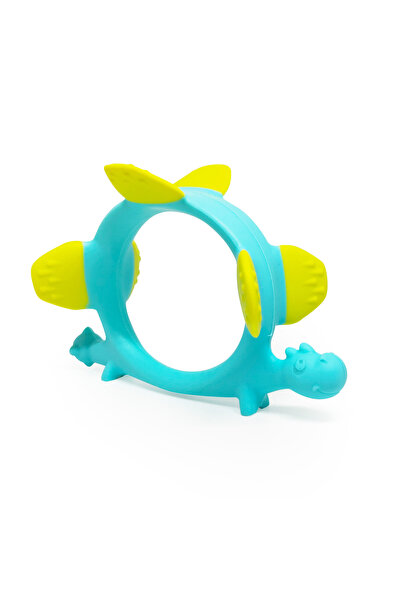 Smily Mia Norman Dinosaur Silicone Baby Teether & Gum Massager – 3M+