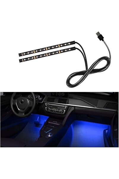 GENERAL Sillf Car Led Strip Light 24 Led Rgb Neon Atmosphere Light 12V Interi...
