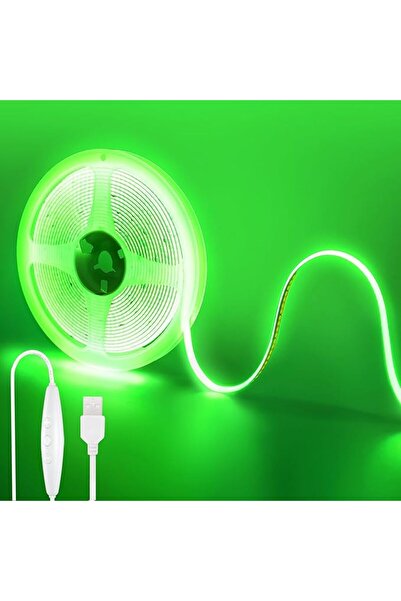 GENERAL 5V USB COB LED Strip Lights with Dimmable Switch,9.84FT/3M,Warm White...