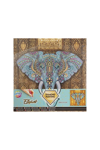 MC Micostore Pictura cu diamante panza 30x30 Elefant Grafix