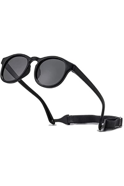 SYOSI Adjustable Polarized Baby Sunglasses with UV 400 Protection - Soft Sili...