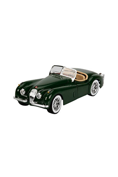 BBURAGO 1:24 Jaguar Xk 120 Roadster Model Car Green |   Diecast Metal Body | ...