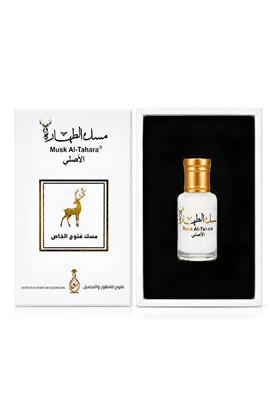 MUSK AL TAHARA Orijinal Beyaz Misk 12 ml - Özel Mıknatıslı Lüks Kutulu
