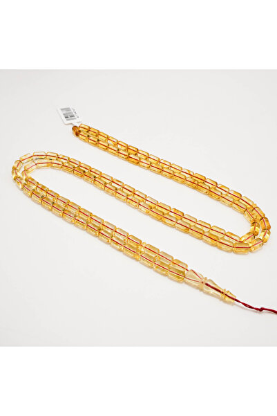 Generic Brand Macintosh Amber Rosary – 69 Beads 8×10.5mm Multicolor Barrel Pr...
