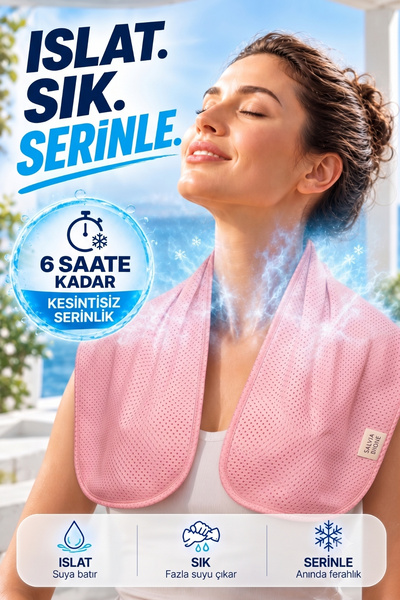 Salvia Dione 6 Saate Varan Serinlik | Serinletici Soğutucu Havlu | Su ile Akt...