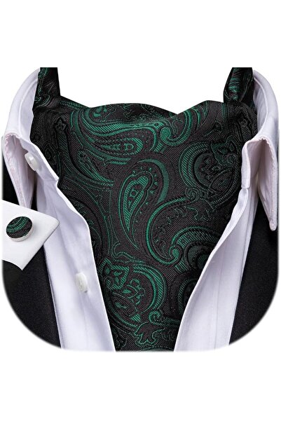 Dubulle Cravat Ties for Men with Pocket Square and Cufflinks Ascot and Handke...