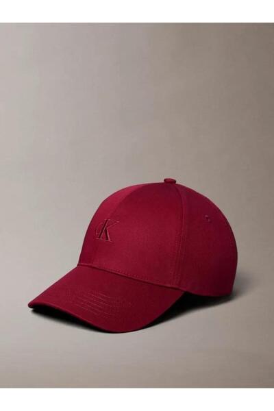 Calvin Klein MONOGRAM EMBROIDERY BASEBALL CAP