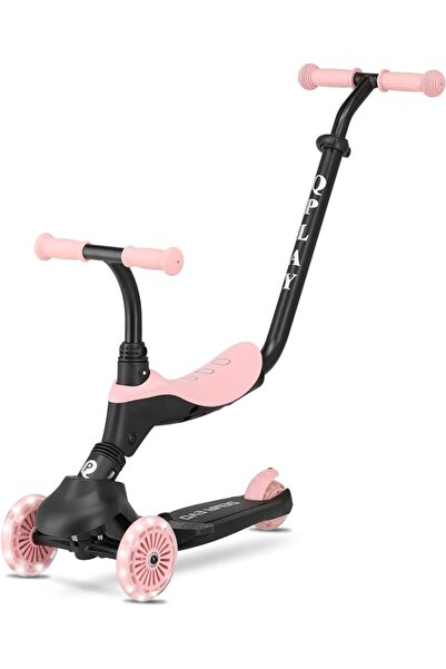 QPLAY Sema EVO 5-in-1 Ride On Scooter with Seat, LED Light, Walking Bike & Ki...