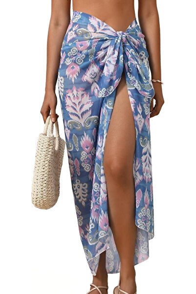 GENERAL Eicolorte Womens Beach Cover Up Chiffon Sheer Bikini Beach Swimsuit C...