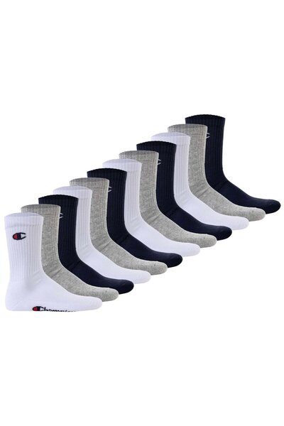 Champion Unisex Socken, 12 Paar - Crew Socken Basic