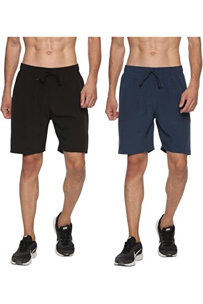 Okli-Rsoe RSO Outfits Men's Polyester Solid Sports Casual Shorts Combo Pack of 2