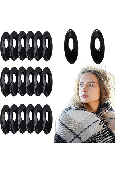 GENERAL 20Pcs Hijab Pins for Women Black Double Pin Scarf Clips and Safety Lo...