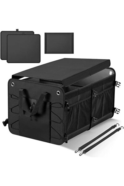 OASISGALORE 60L SUV Trunk Organizer, صندوق تخزين سيا Car Trunk Organizer stor...