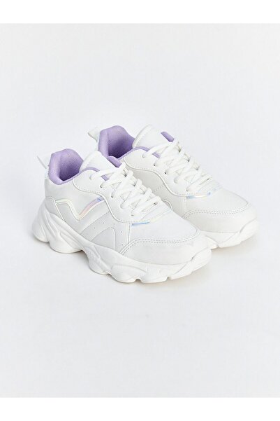 LC Waikiki Lcw Steps White Mesh Girls' Sports Shoes