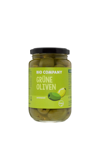 Bio Company Βιολογικές Πράσινες Ελιές Αποπυρηνωμένες 350 γρ.
