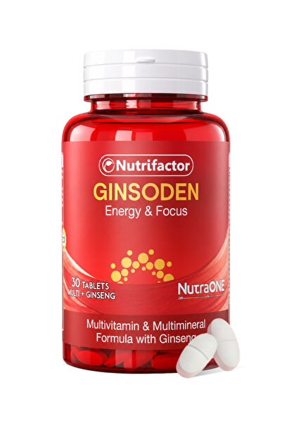 NutraONE Ginsoden Multivitamin with Ginseng | 20+ Essential Vitamins & Minera...