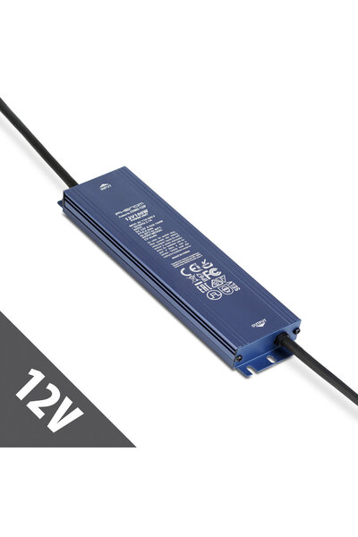 Alista Home Sursă de alimentare gri 12V 100W 8.3A IP67, transformator LED imp...