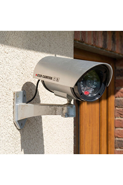 Alista Home Cameră de supraveghere CCTV falsă, LED rotativ la 360 de grade, c...