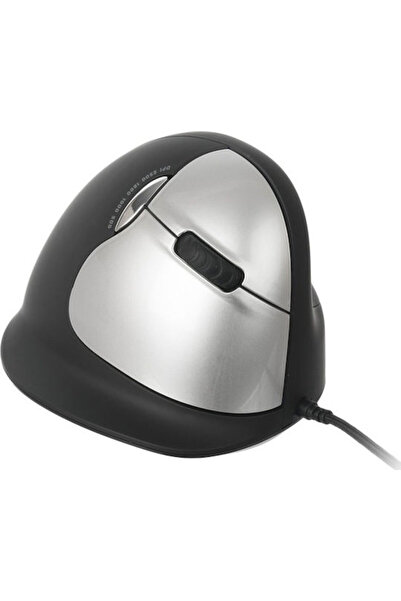 R-GO Tools HE Κάθετο Ποντίκι Μεγάλο Δεξιό Ενσύρματο Εργονομικό Μαύρο
