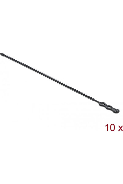 DELOCK Πλαστικά δεματικά καλωδίων 210mm x 4.5mm σε μαύρο χρώμα (10 τεμάχια) 1...