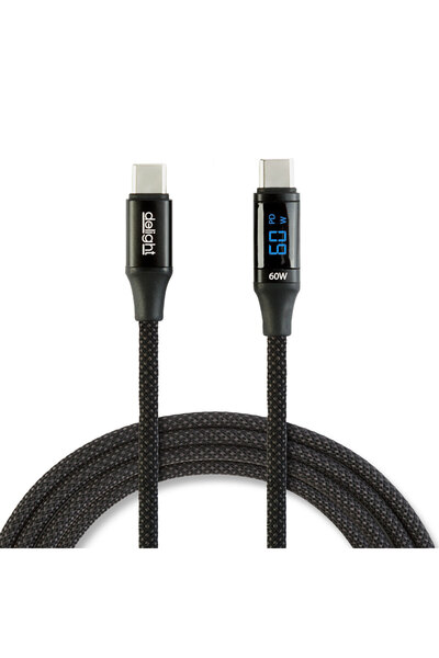 Alista Home USB Type C to Type C Cable 1m fast charging 60W 3A with power dis...