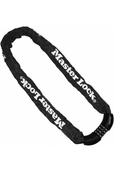 Master Lock Κλειδαριά καλωδίου ποδηλάτου με συνδυασμό, μαύρη
