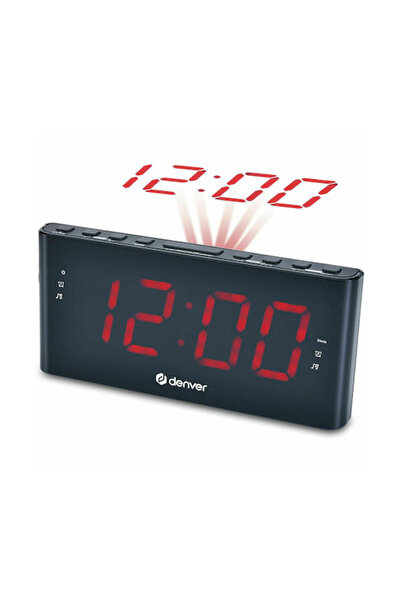 Denver CPR-710 Επιτραπέζιο Ψηφιακό Ρολόι LED με Ξυπνητήρι & Ραδιόφωνο Μαύρο 1...