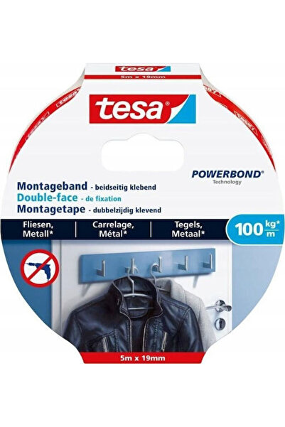 Tesa Ticaret Tesa Αυτοκόλλητη Ταινία Λευκή 19mmx5m 1 τεμάχιο Κωδικός: 77747-0...