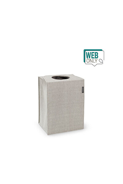Brabantia Υφασμάτινο Καλάθι Απλύτων 55 λίτρων με Καπάκι 40.5x29.5x54εκ. Γκρι ...