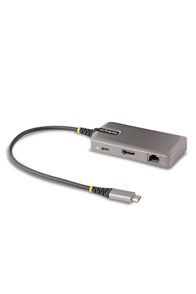 startech Σταθμός σύνδεσης USB-C με HDMI 4K PD Ethernet Γκρι (S55169511)