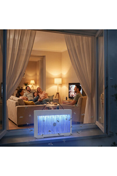 Alista Home Lampă UV anti-insecte reîncărcabilă USB Tip C, 14 LED-uri, 260 x ...