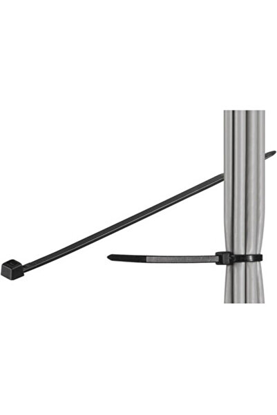 goobay Πλαστικά δεματικά καλωδίων 200mm x 3.5mm σε μαύρο χρώμα (100 τεμάχια) ...