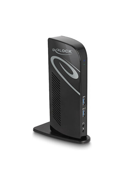 DELOCK Σταθμός σύνδεσης USB-A με DisplayPort 4K, PD, Ethernet και υποστήριξη ...