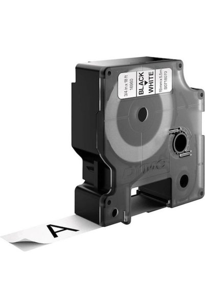 Dymo 16960 Ταινία για εκτυπωτή ετικετών 5,5μ x 19χιλ. σε λευκό χρώμα Συμβατό ...