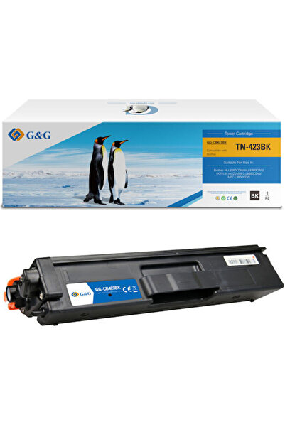 Golden Premium Τόνερ G&g 6.5k Brother Tn 423 Μαύρο Tn-423bk Tn423bk